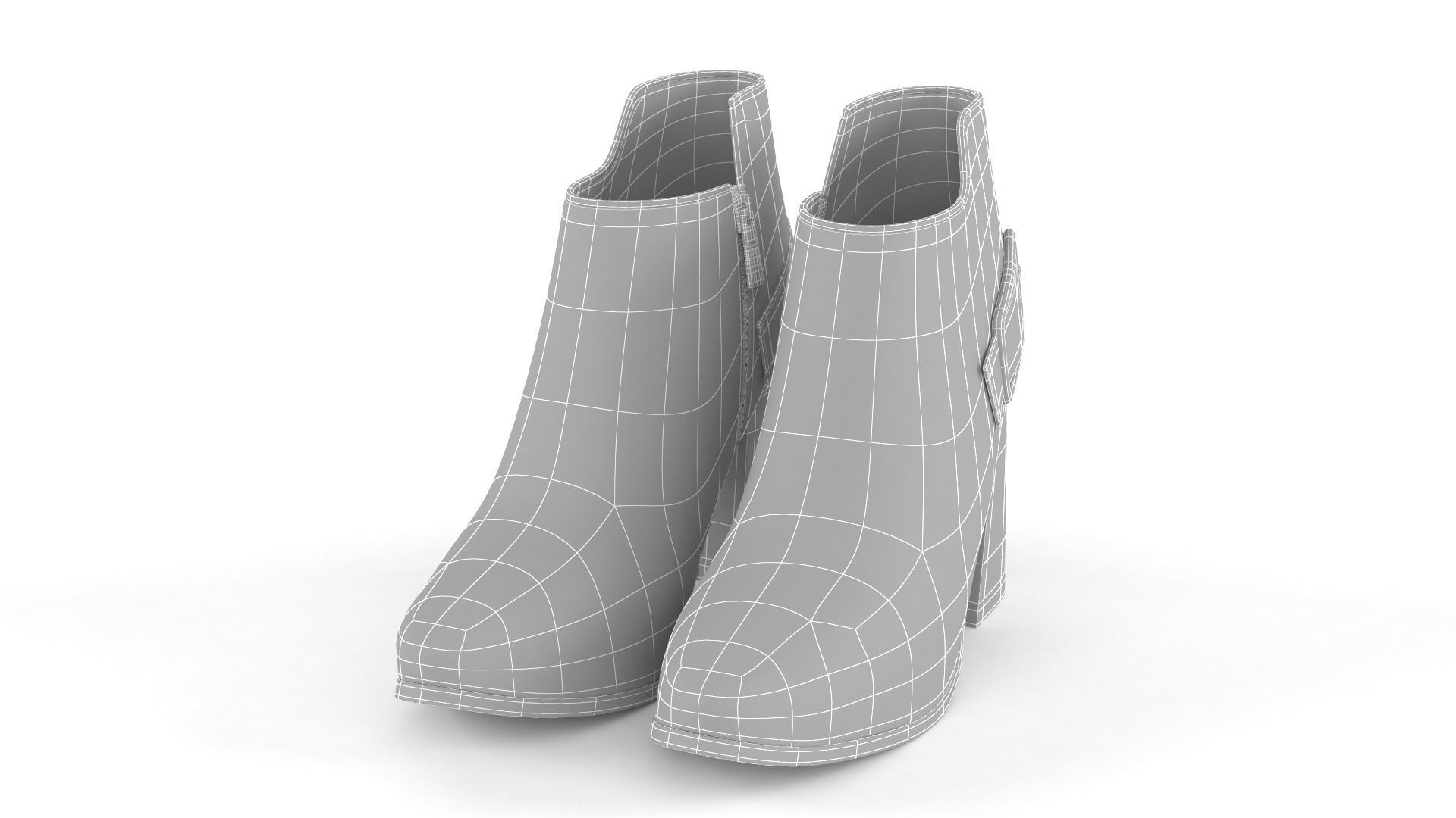 Women Shoes 3D model_11