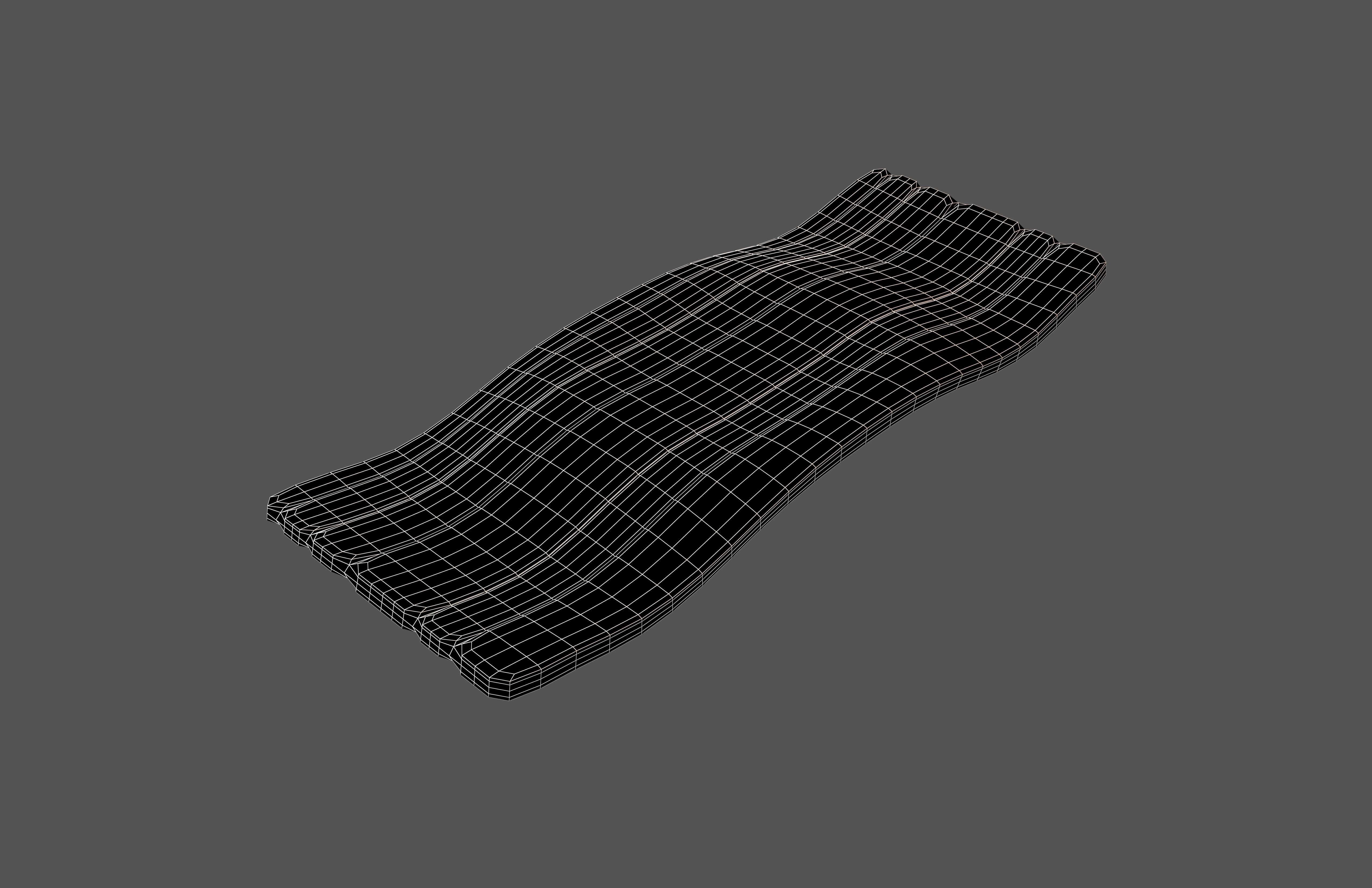 Cartoon Bacon V1 003 Low-poly 3D model_4