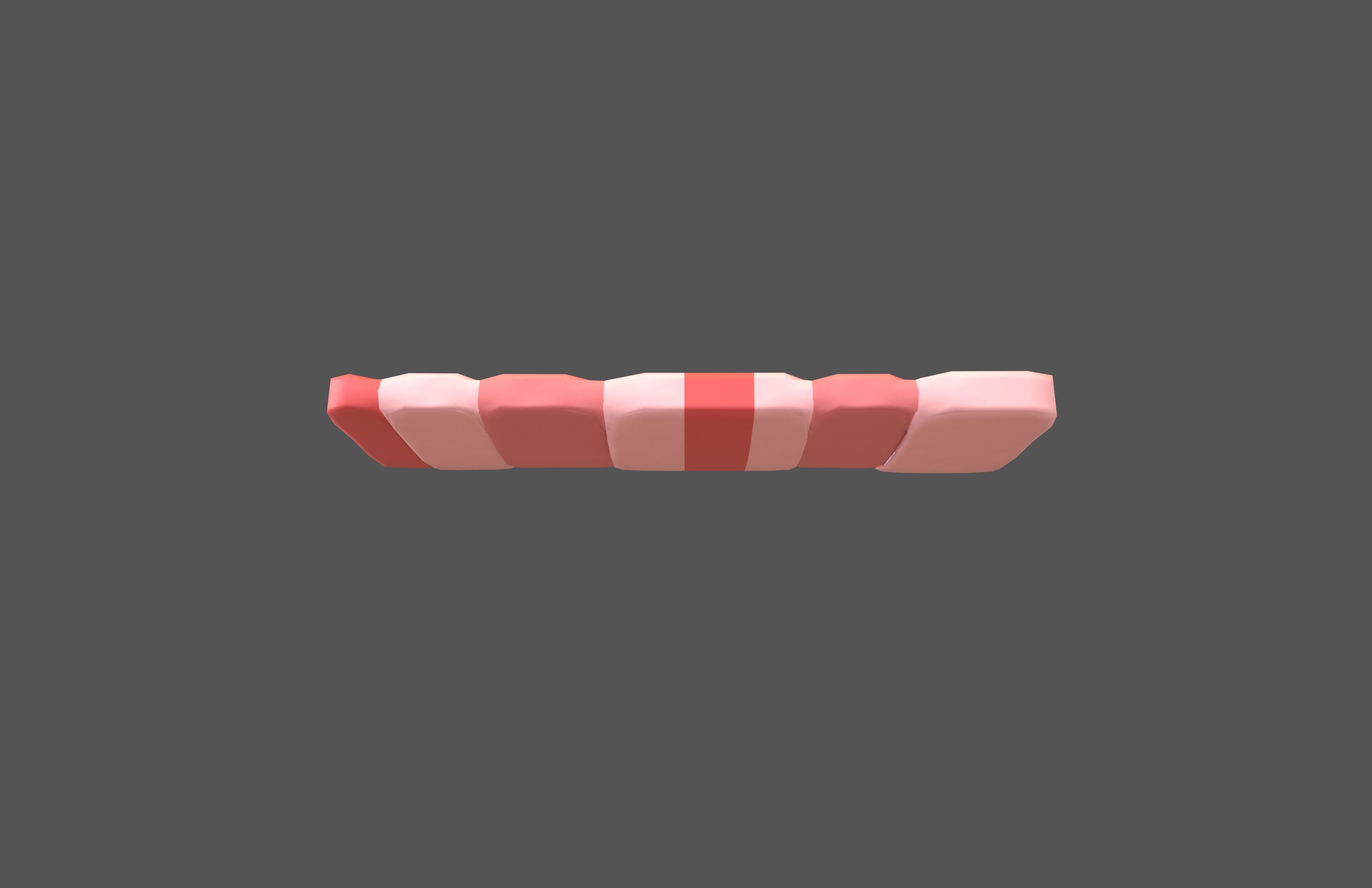 Cartoon Bacon V1 003 Low-poly 3D model_1