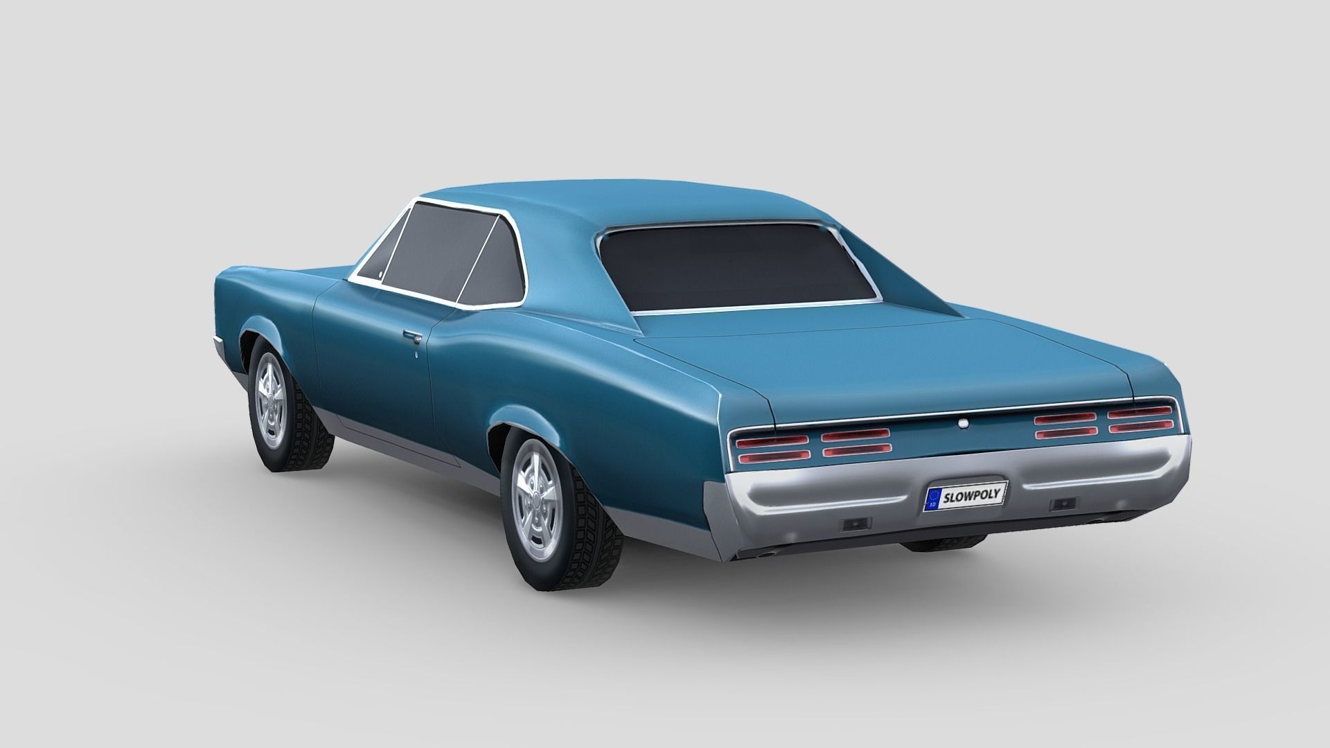 Pontiac GTO 1967 3D model_1