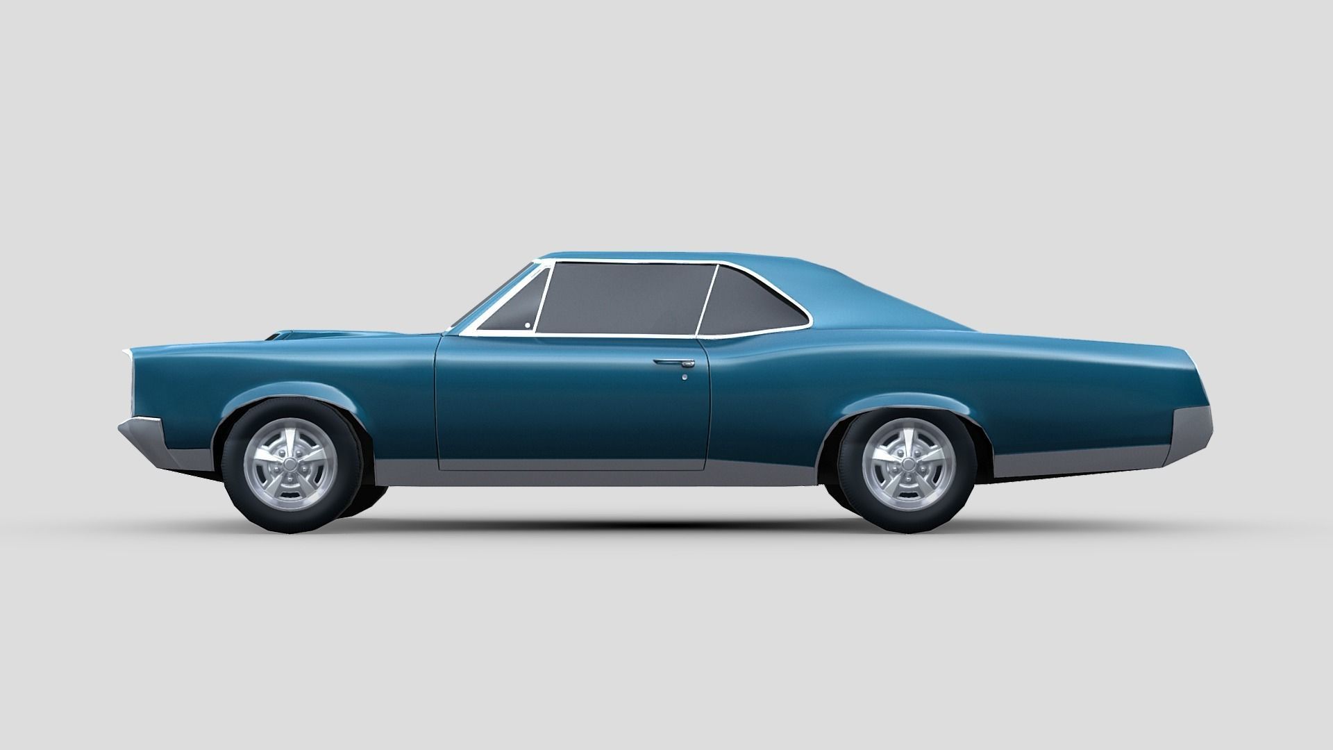 Pontiac GTO 1967 3D model_2