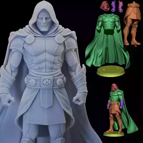 Dr Doom Marvel - 3D Print ready 