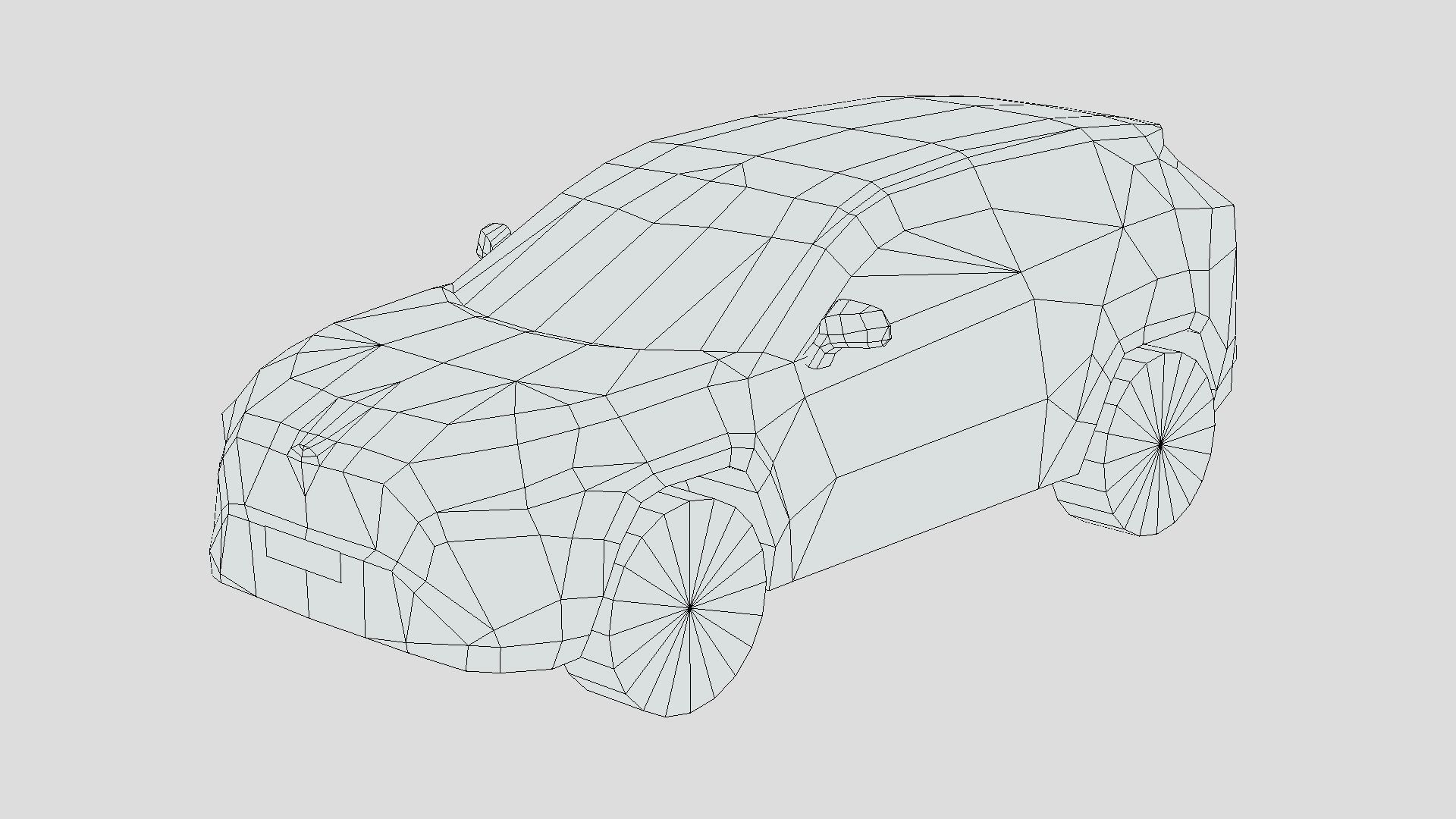 Toyota RAV4 Prime 2021 Low-poly 3D model_5