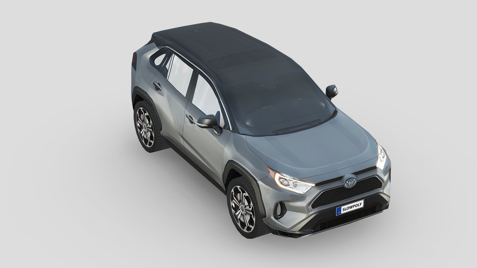 Toyota RAV4 Prime 2021 Low-poly 3D model_3