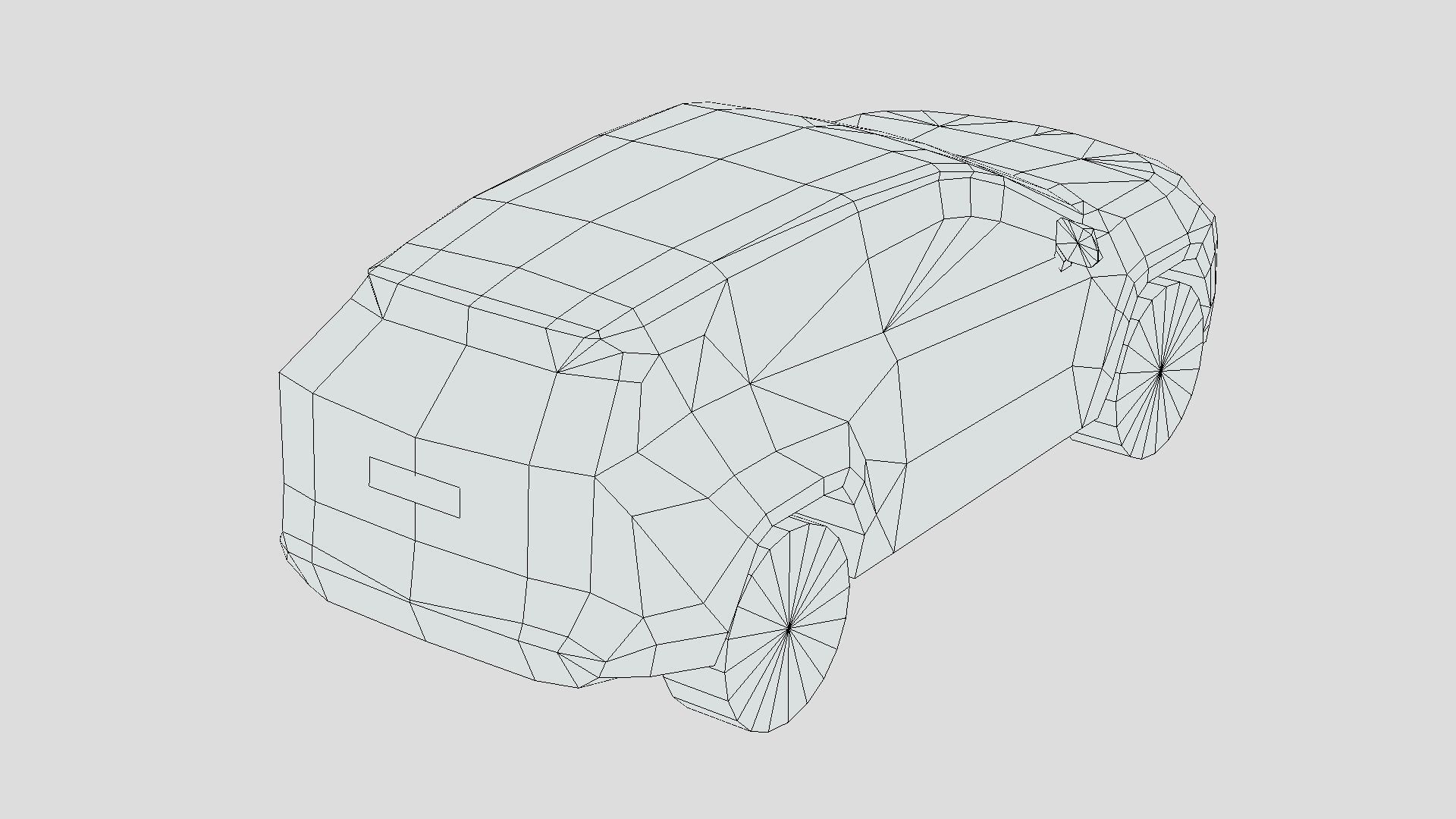 Toyota RAV4 Prime 2021 Low-poly 3D model_6