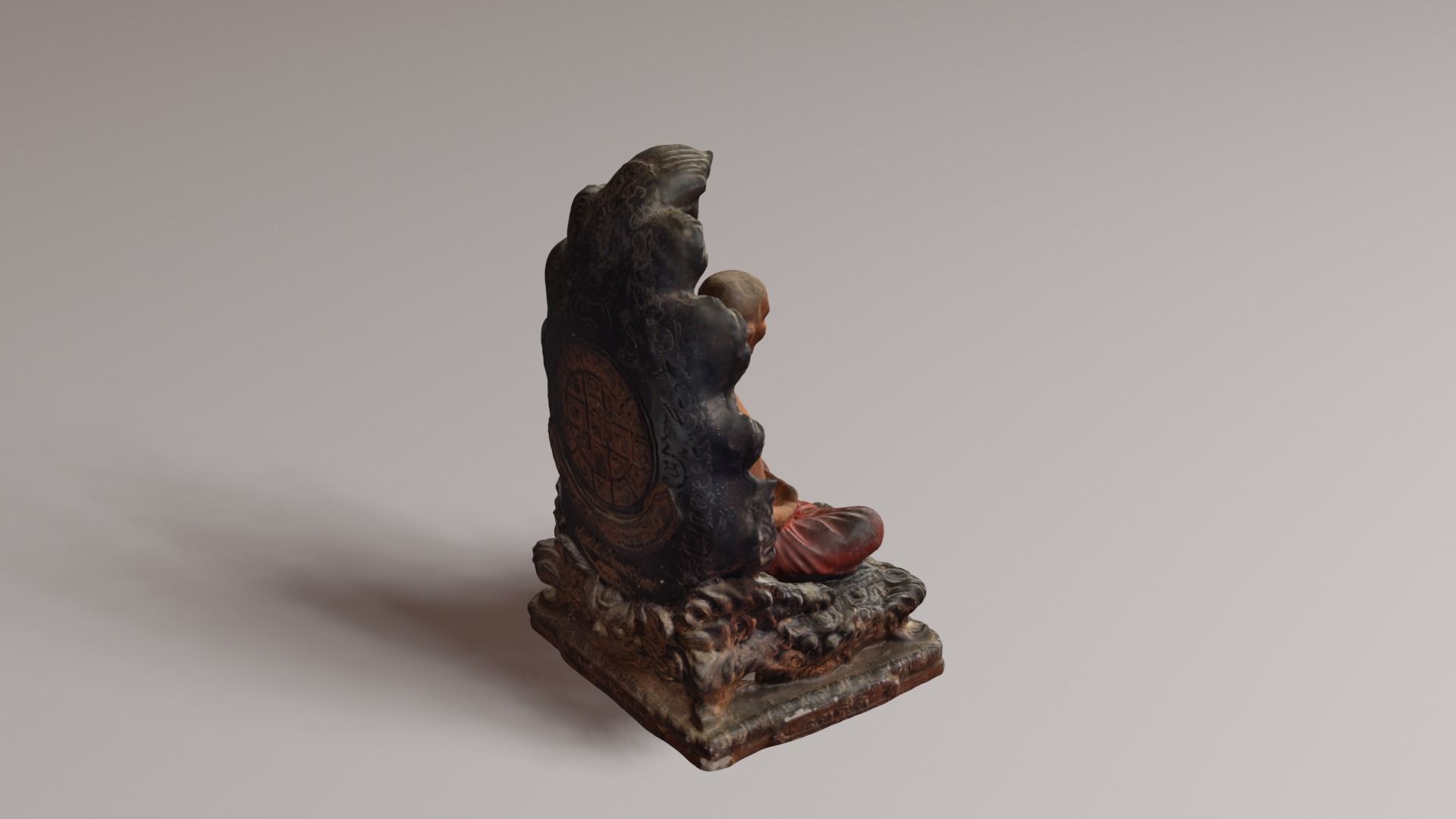 Buddha 31 Low-poly 3D model_19