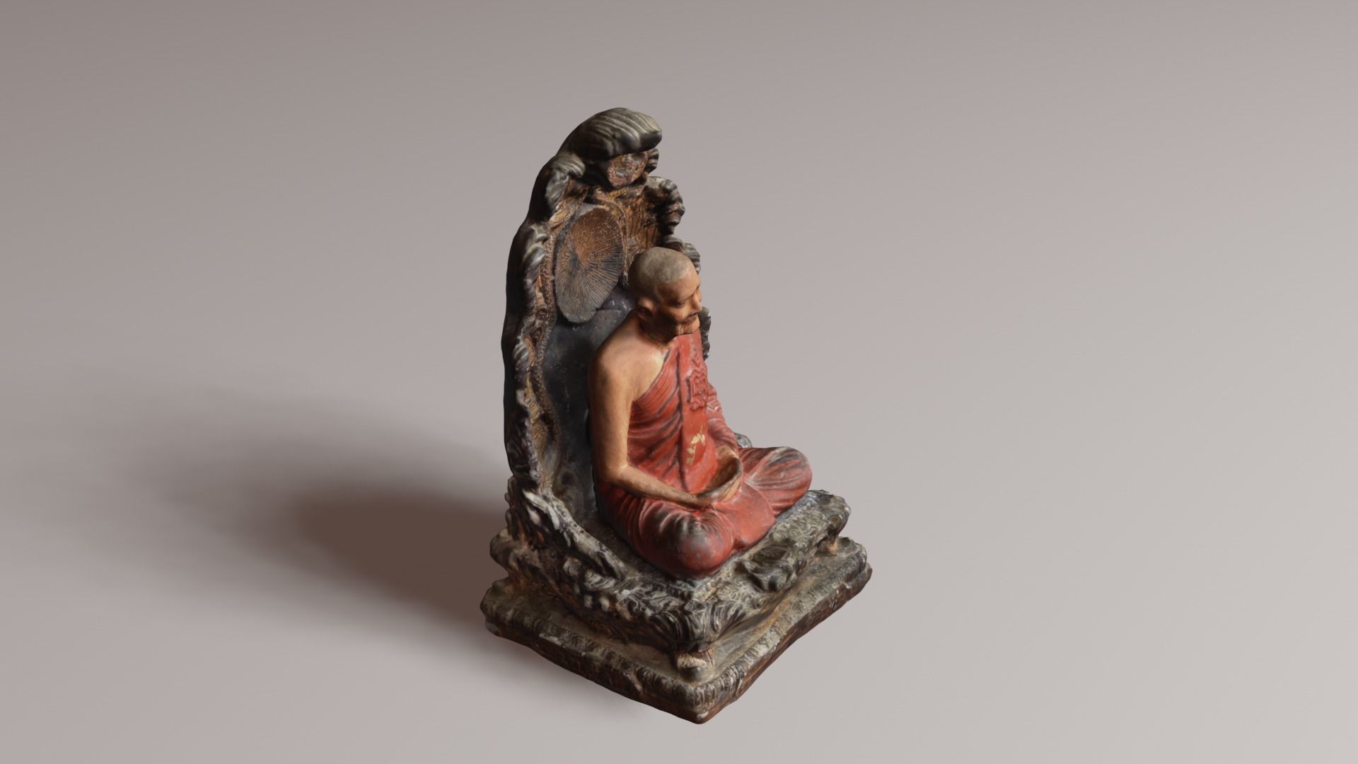 Buddha 31 Low-poly 3D model_15