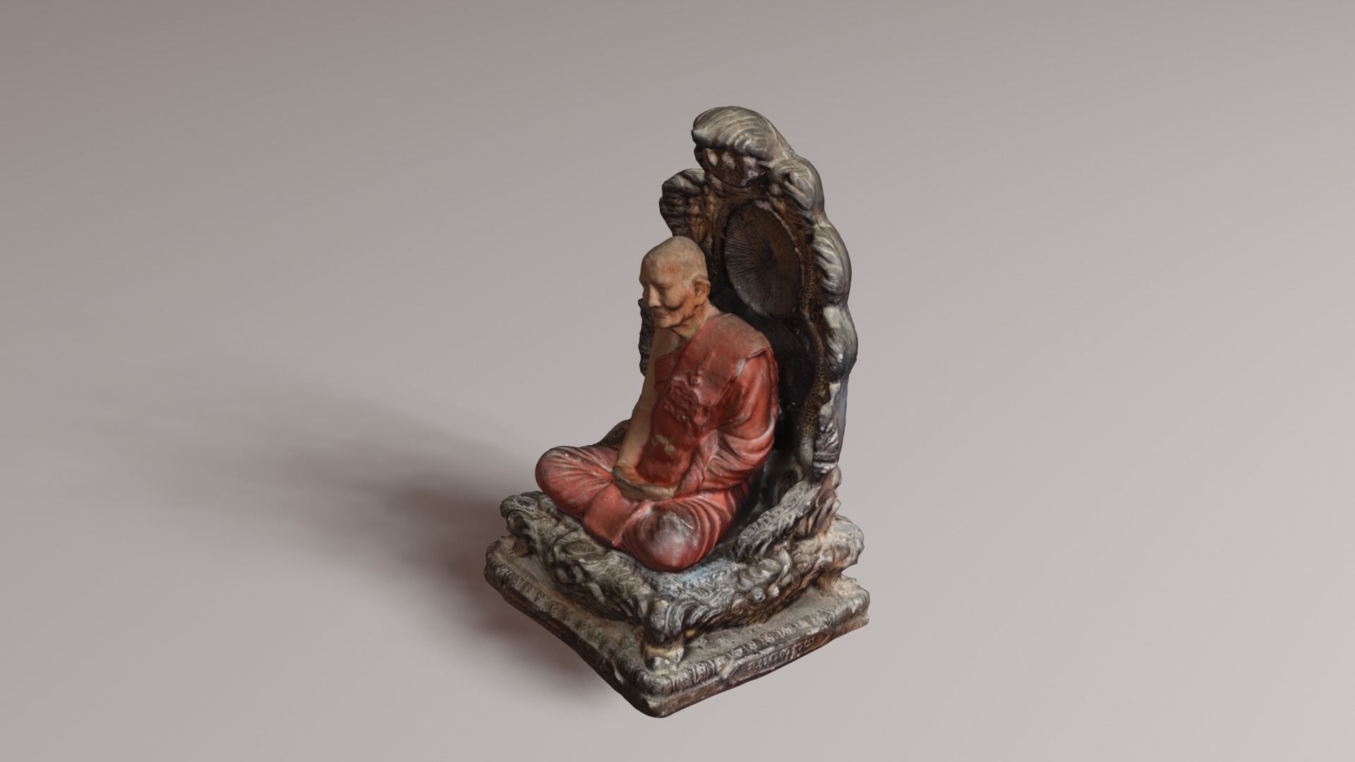 Buddha 31 Low-poly 3D model_29