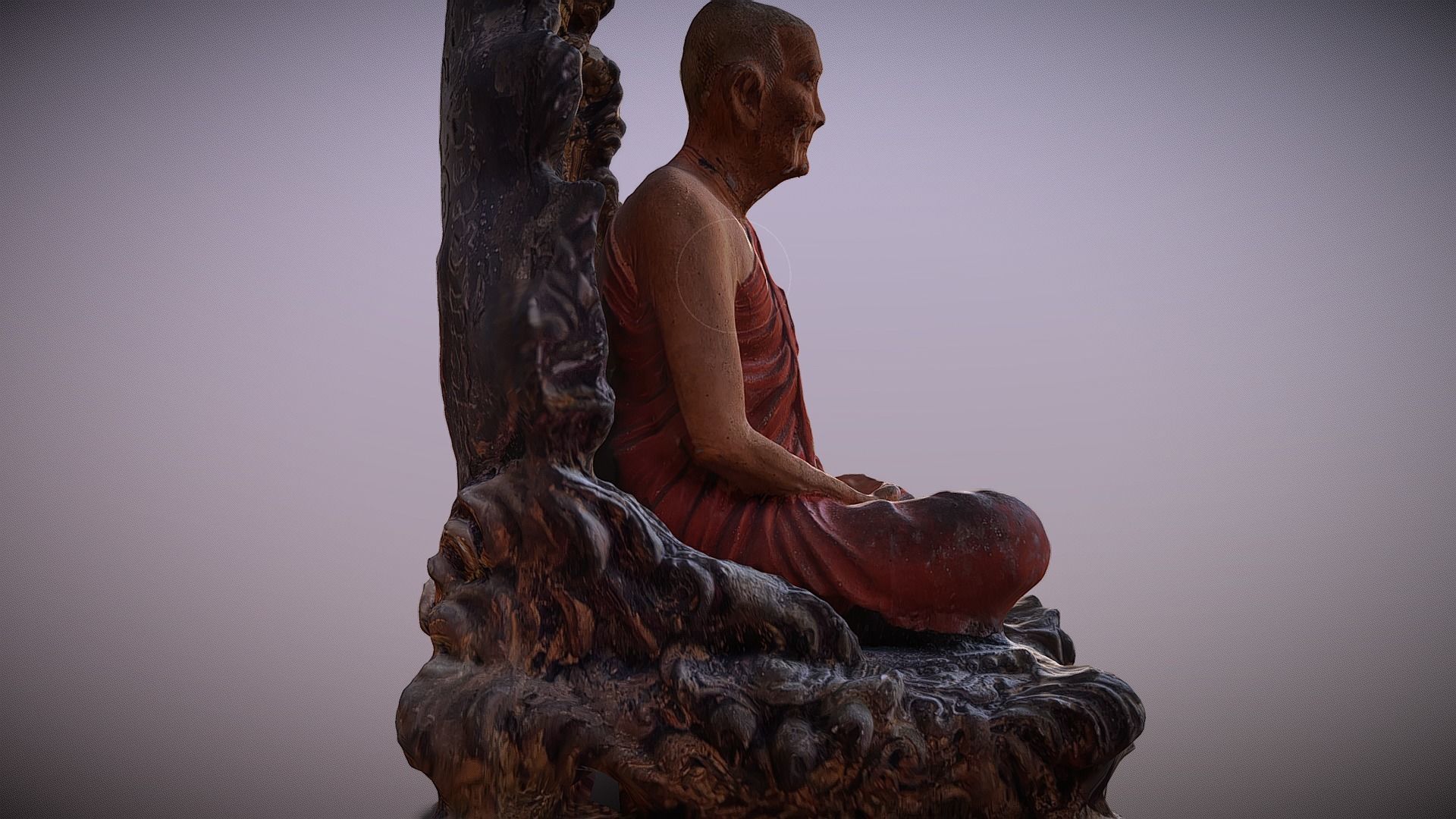 Buddha 31 Low-poly 3D model_5