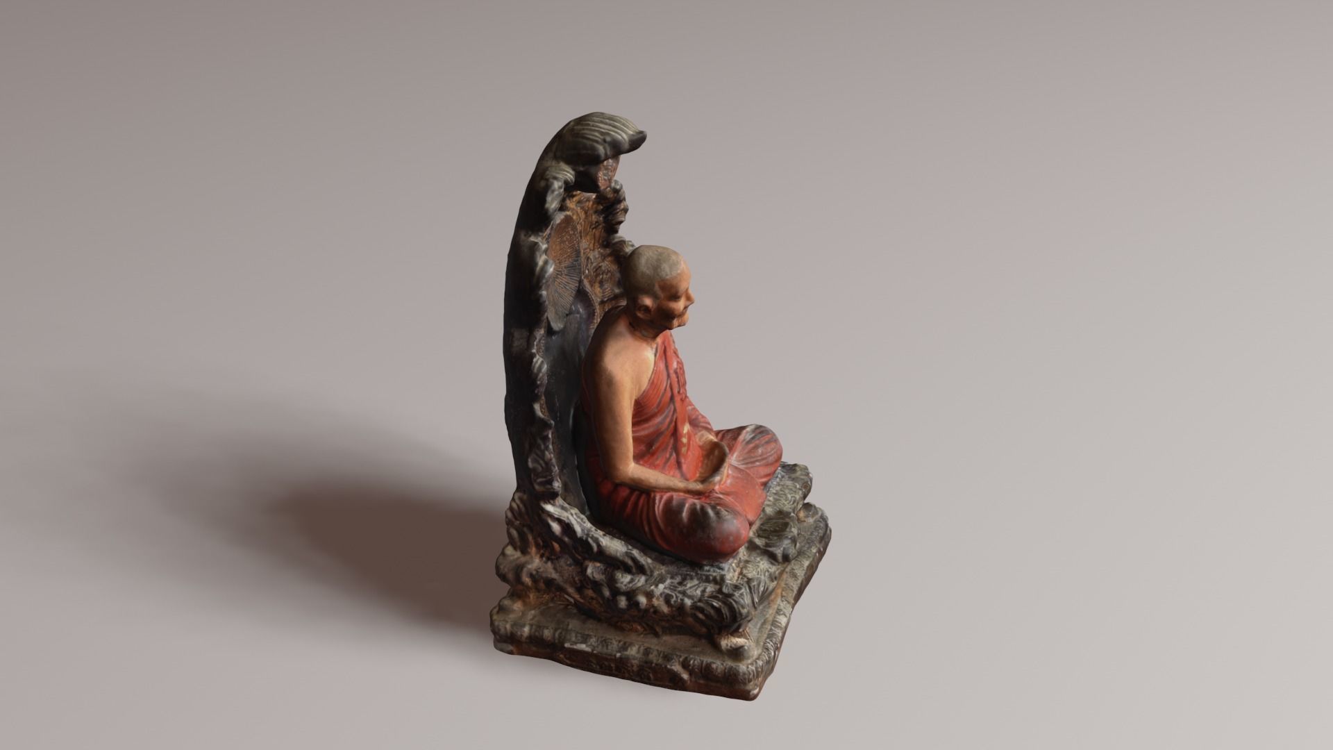 Buddha 31 Low-poly 3D model_16