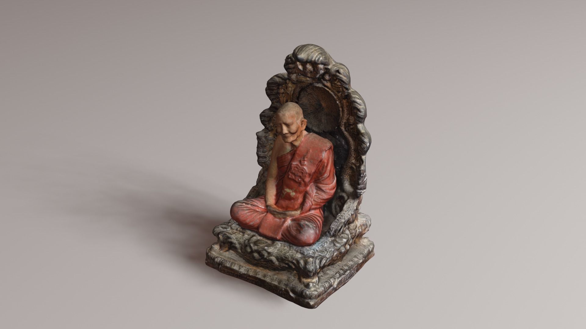 Buddha 31 Low-poly 3D model_30