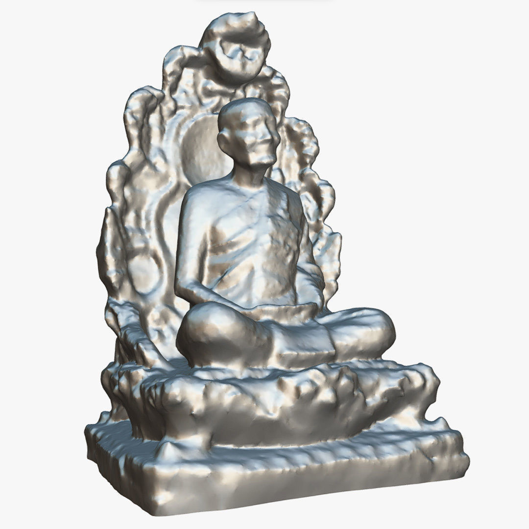Buddha 31 Low-poly 3D model_11