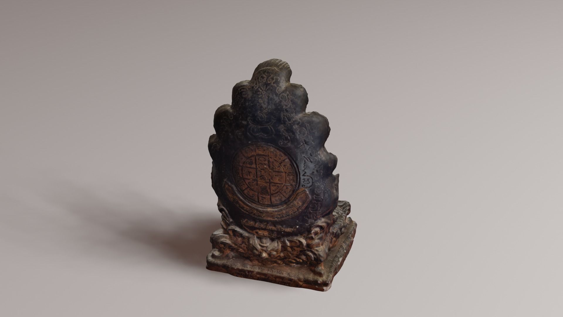 Buddha 31 Low-poly 3D model_21