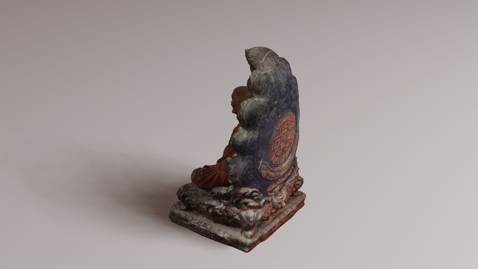 Buddha 31 Low-poly 3D model_25