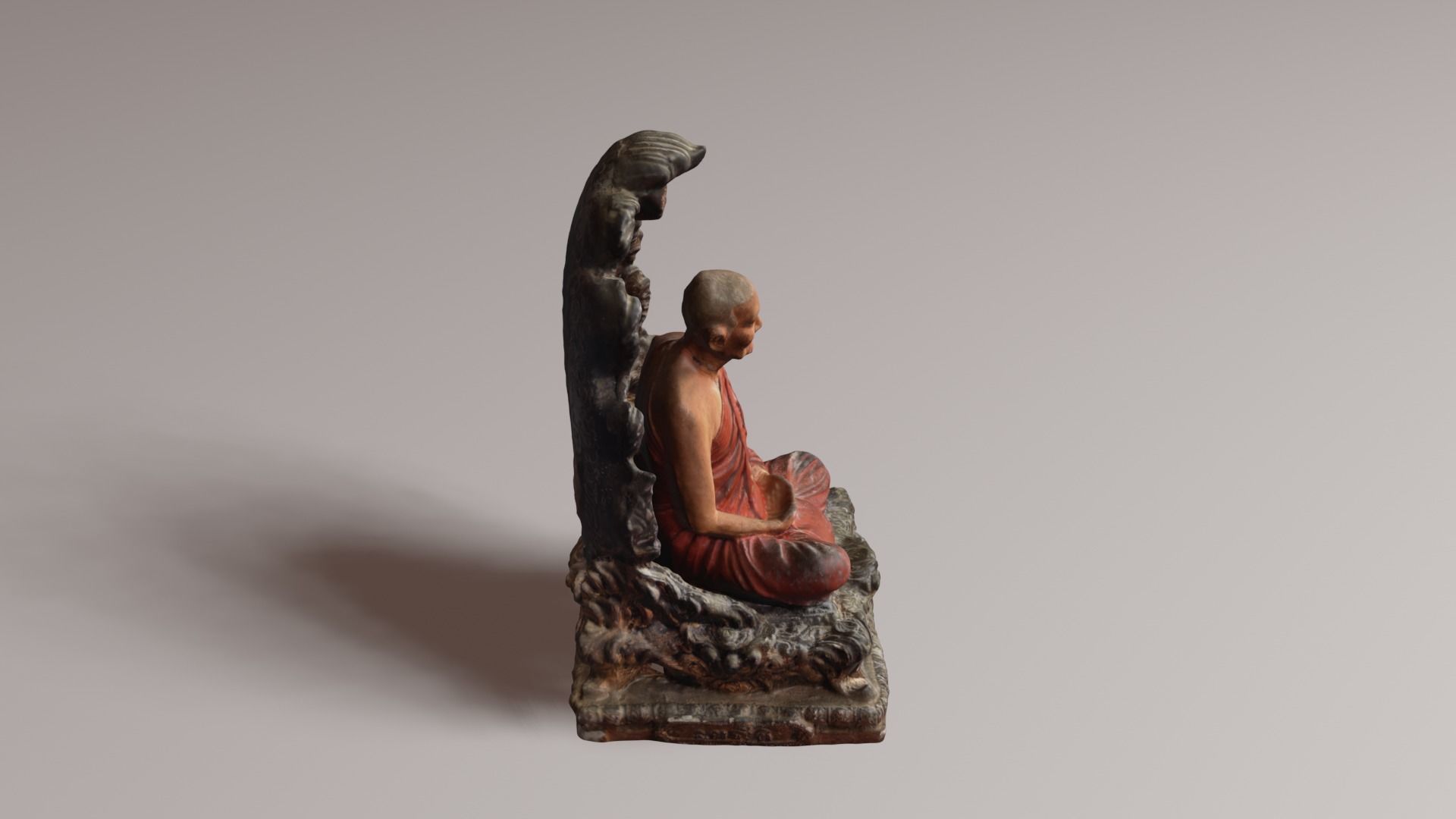 Buddha 31 Low-poly 3D model_17