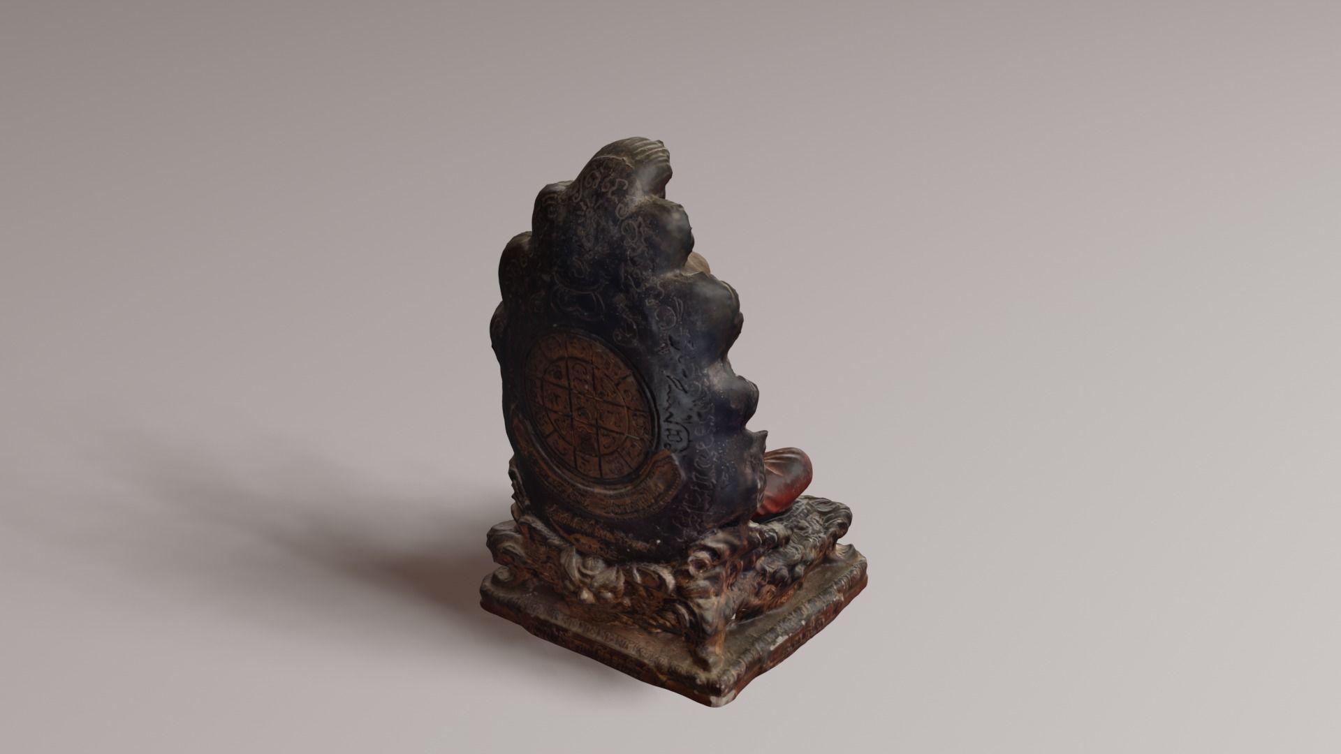 Buddha 31 Low-poly 3D model_20