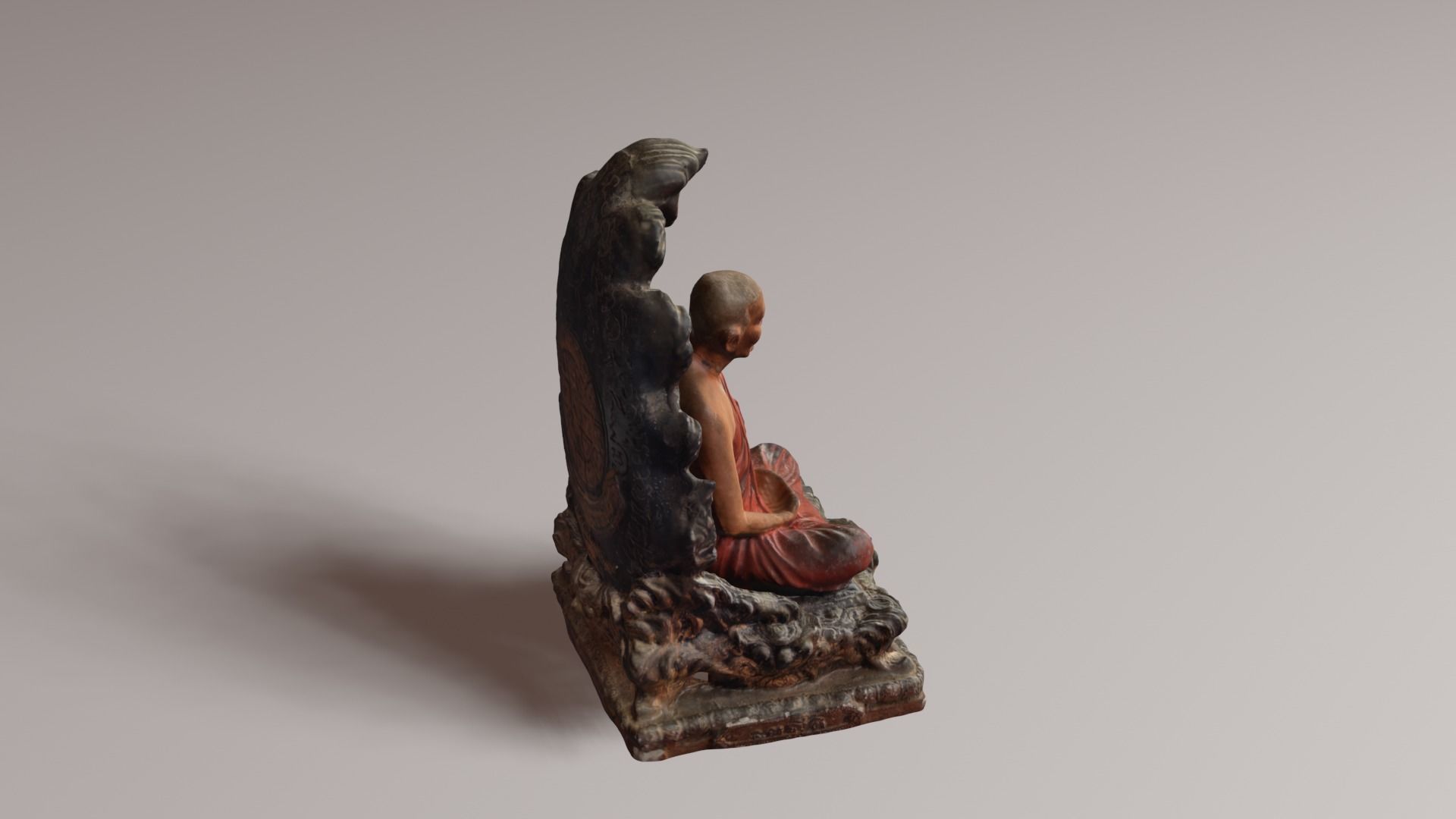 Buddha 31 Low-poly 3D model_18