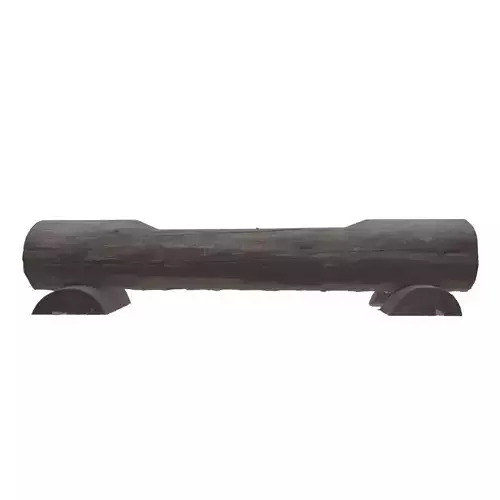 Log Wood Bench