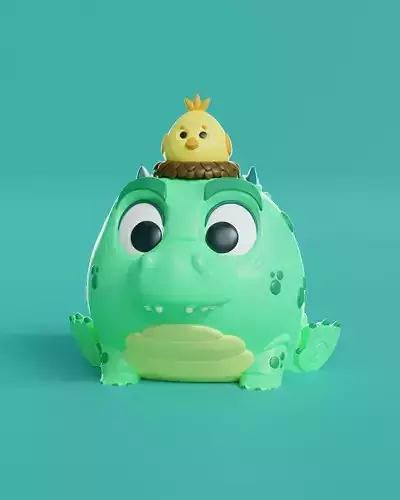 Crocodish - Ballish Toys 3D print model