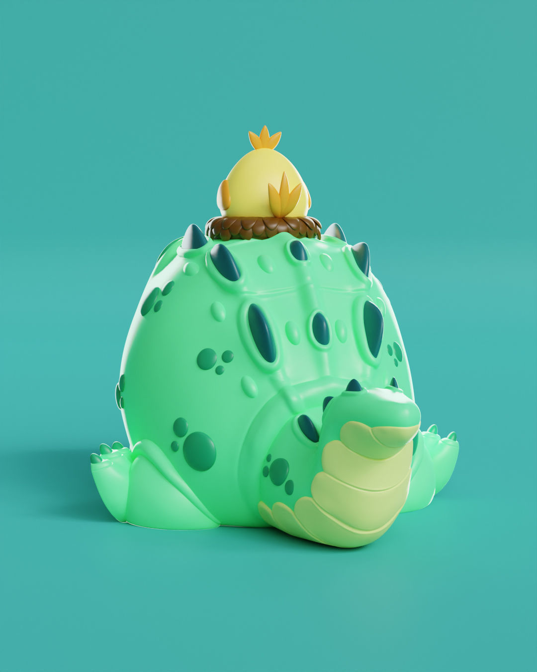 Crocodish - Ballish Toys 3D print model_1