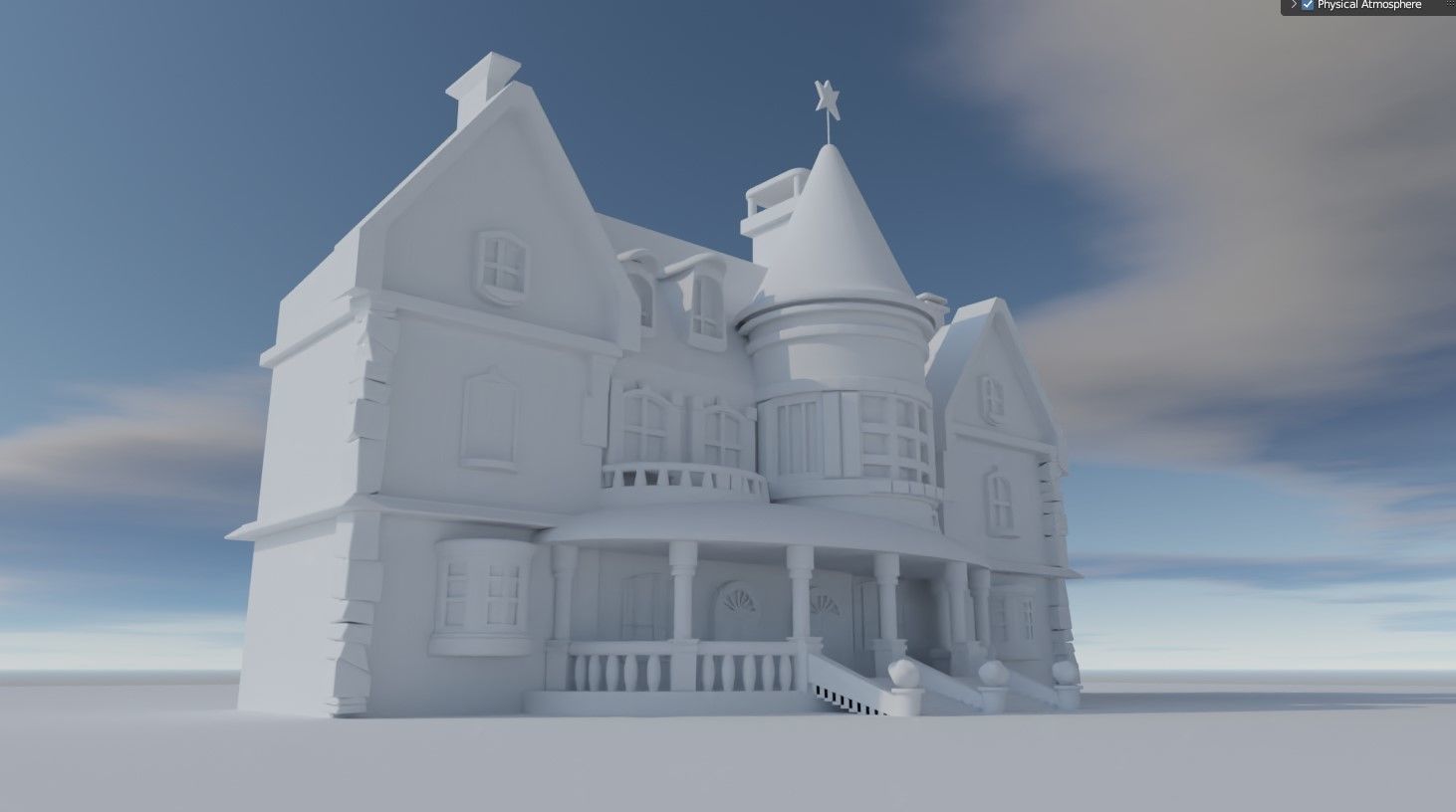 Cartoon Fantasy 4 Low-poly 3D model_22