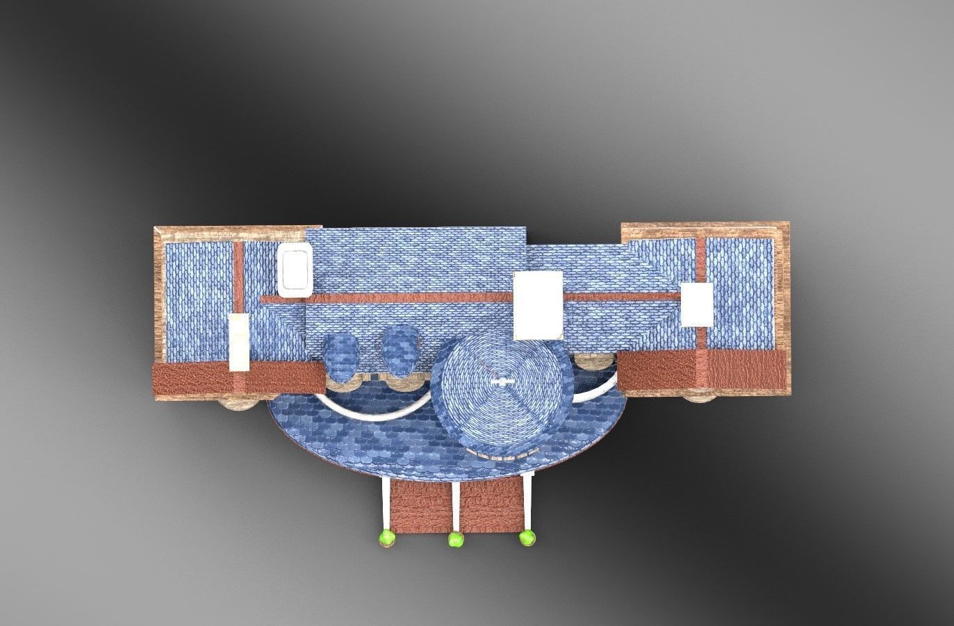 Cartoon Fantasy 4 Low-poly 3D model_6