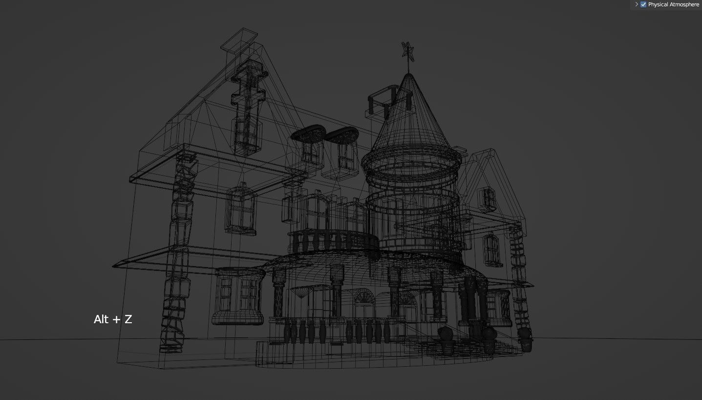 Cartoon Fantasy 4 Low-poly 3D model_29