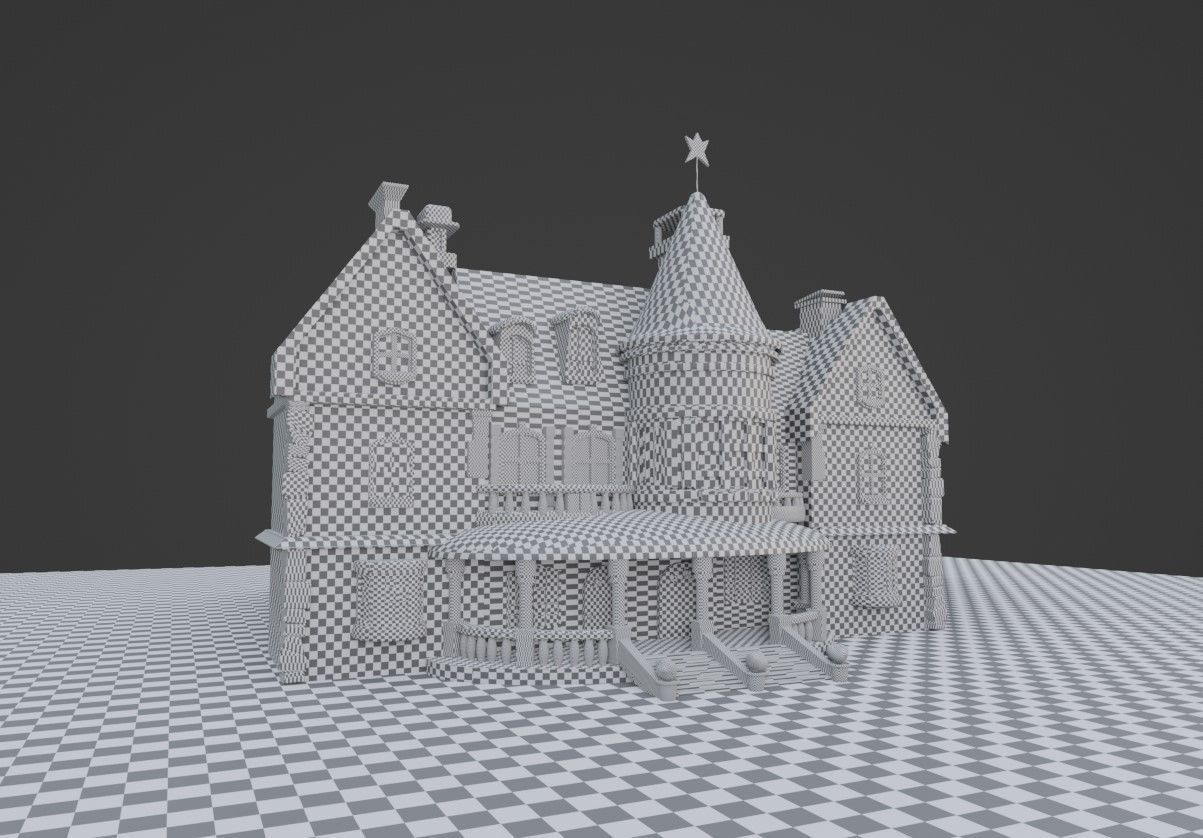 Cartoon Fantasy 4 Low-poly 3D model_30