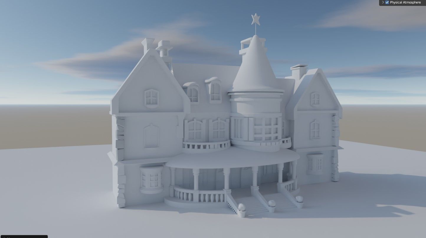 Cartoon Fantasy 4 Low-poly 3D model_17