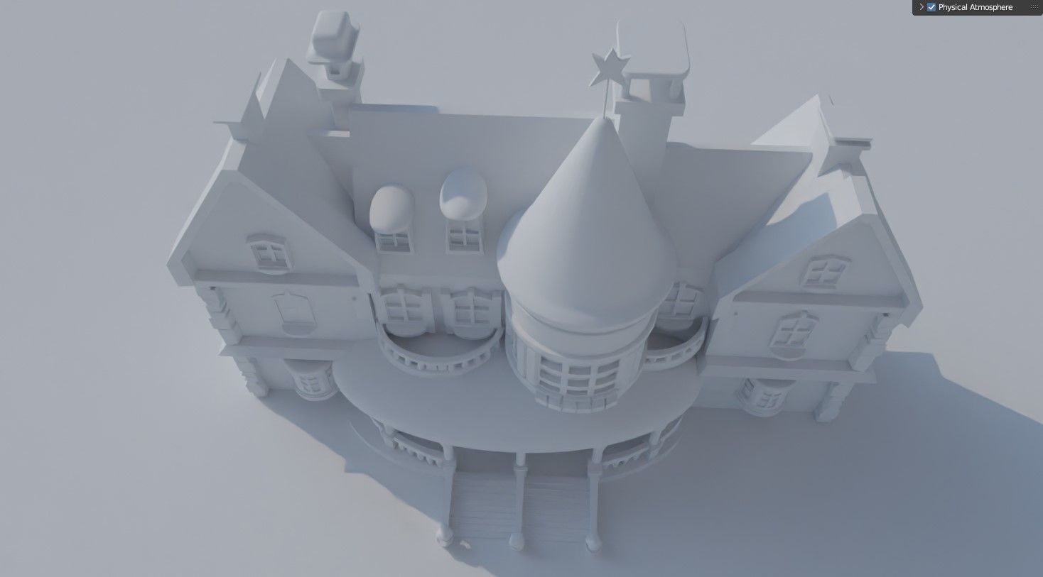 Cartoon Fantasy 4 Low-poly 3D model_24