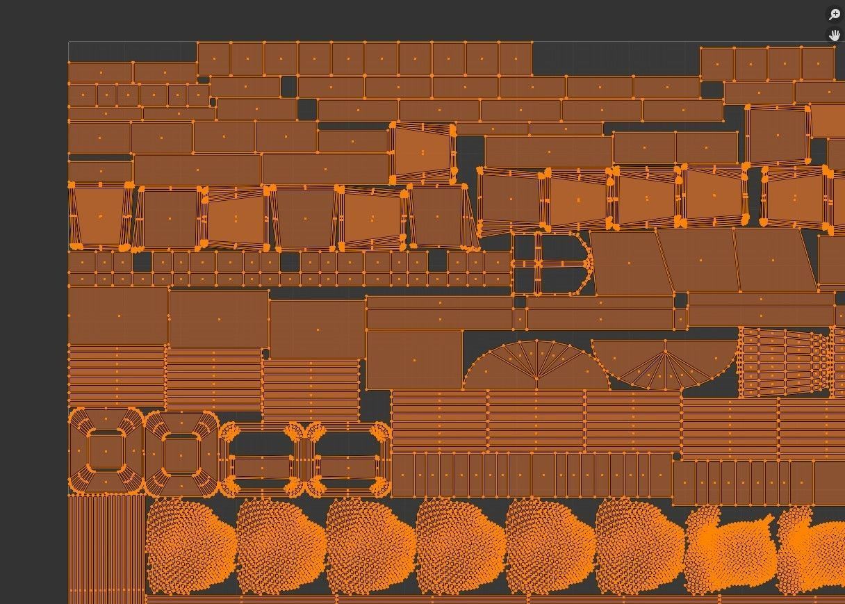 Cartoon Fantasy 4 Low-poly 3D model_25