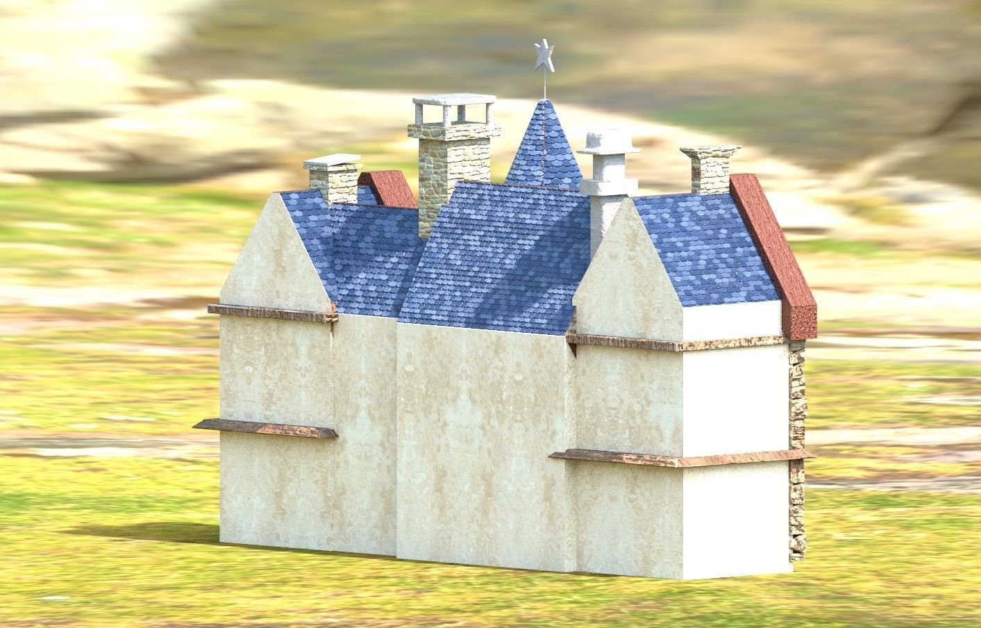 Cartoon Fantasy 4 Low-poly 3D model_12