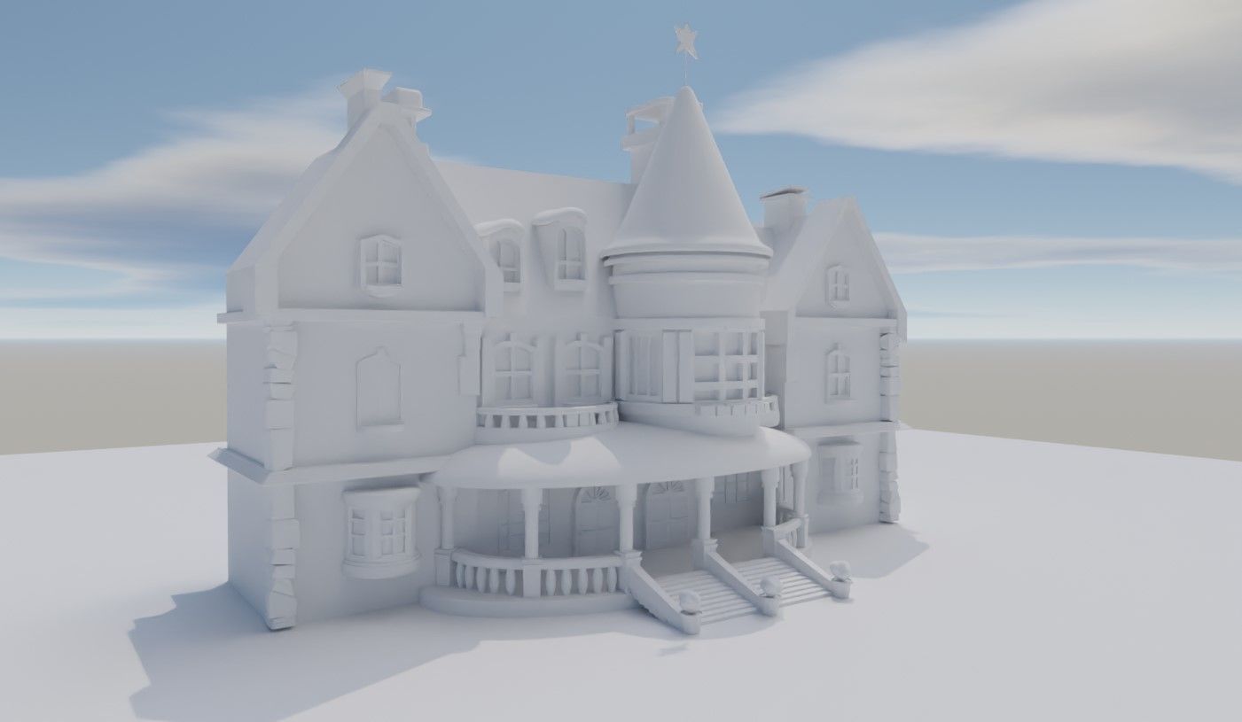 Cartoon Fantasy 4 Low-poly 3D model_15