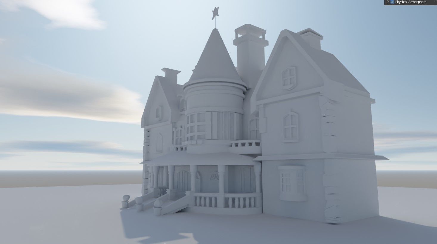 Cartoon Fantasy 4 Low-poly 3D model_19