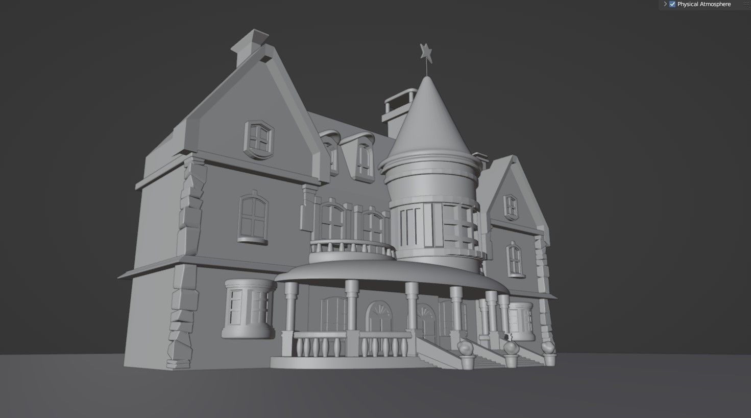 Cartoon Fantasy 4 Low-poly 3D model_27