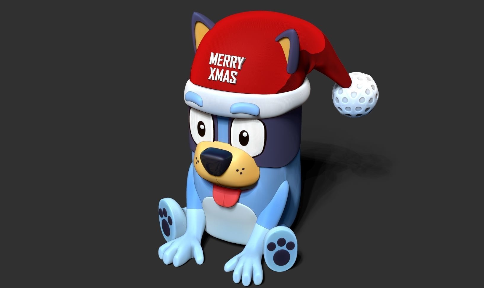 Dog Bluey 3D print model_14