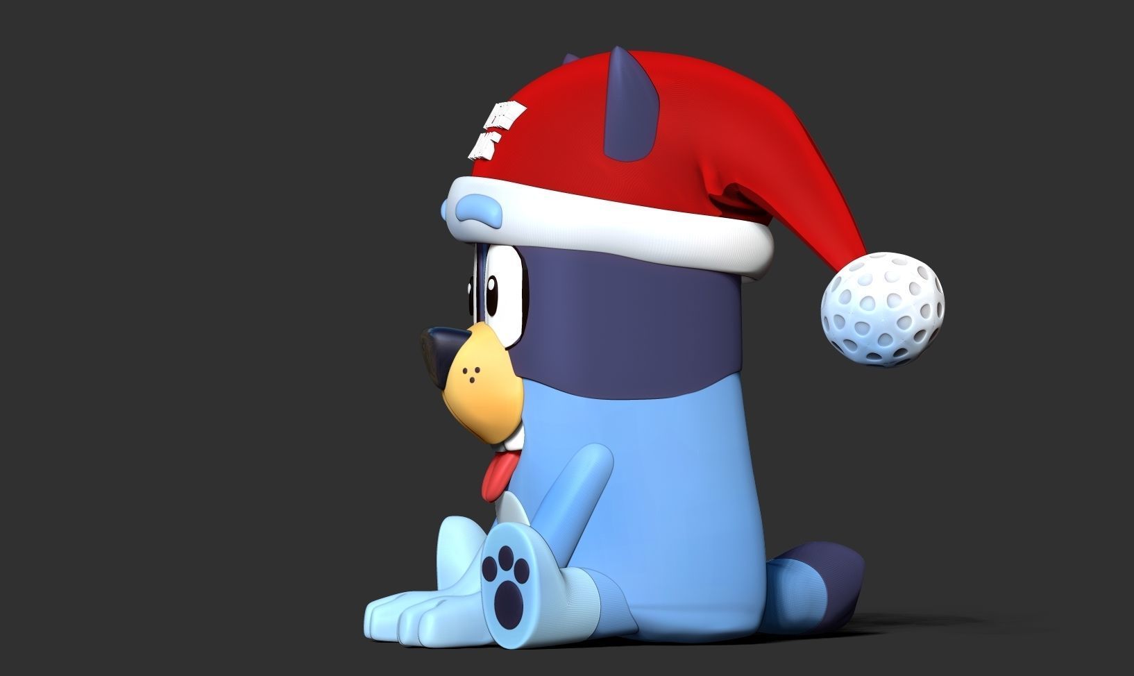 Dog Bluey 3D print model_8