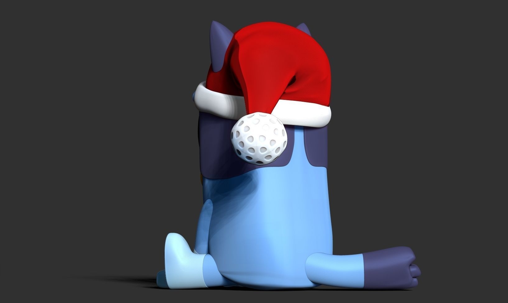 Dog Bluey 3D print model_4