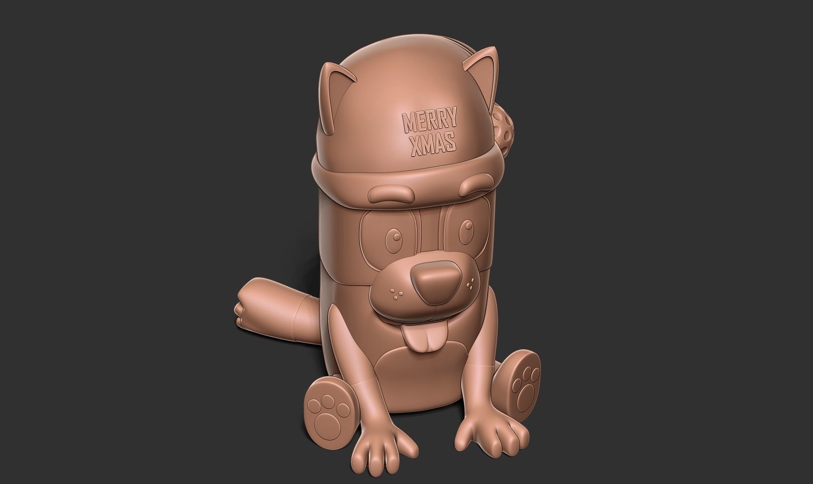 Dog Bluey 3D print model_15