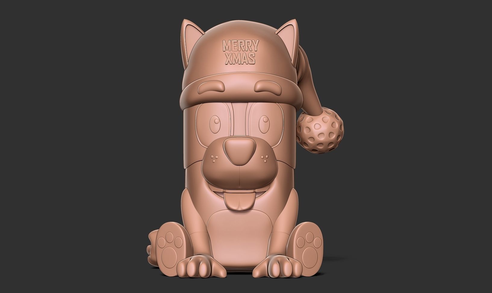 Dog Bluey 3D print model_7