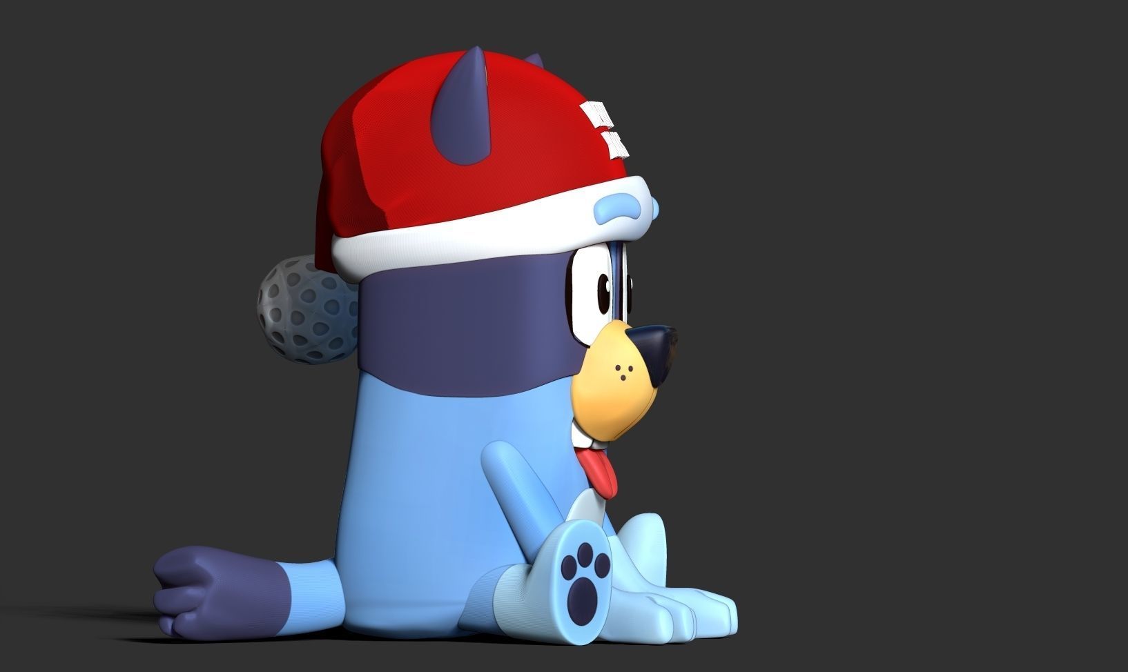 Dog Bluey 3D print model_10