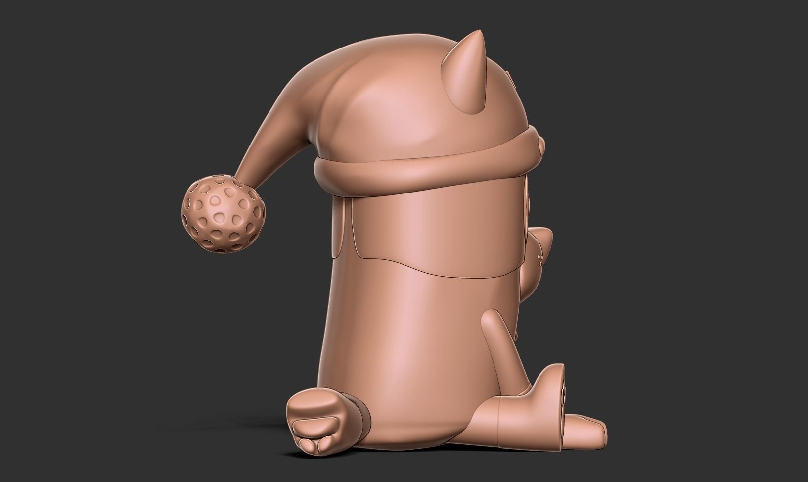 Dog Bluey 3D print model_5
