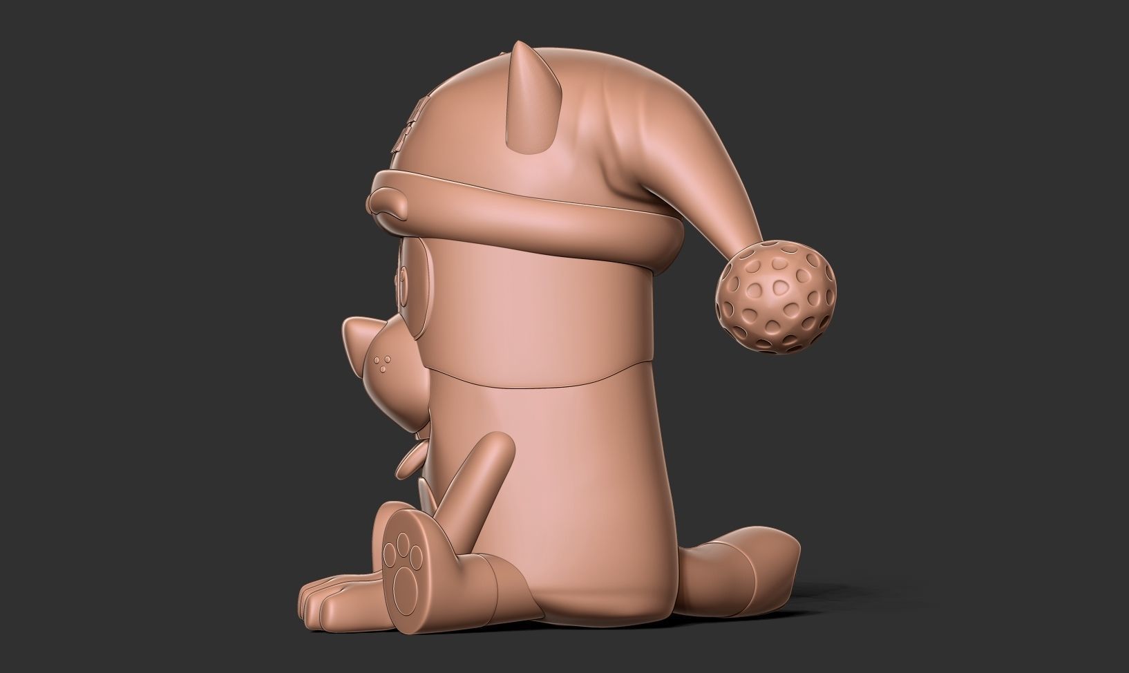 Dog Bluey 3D print model_9
