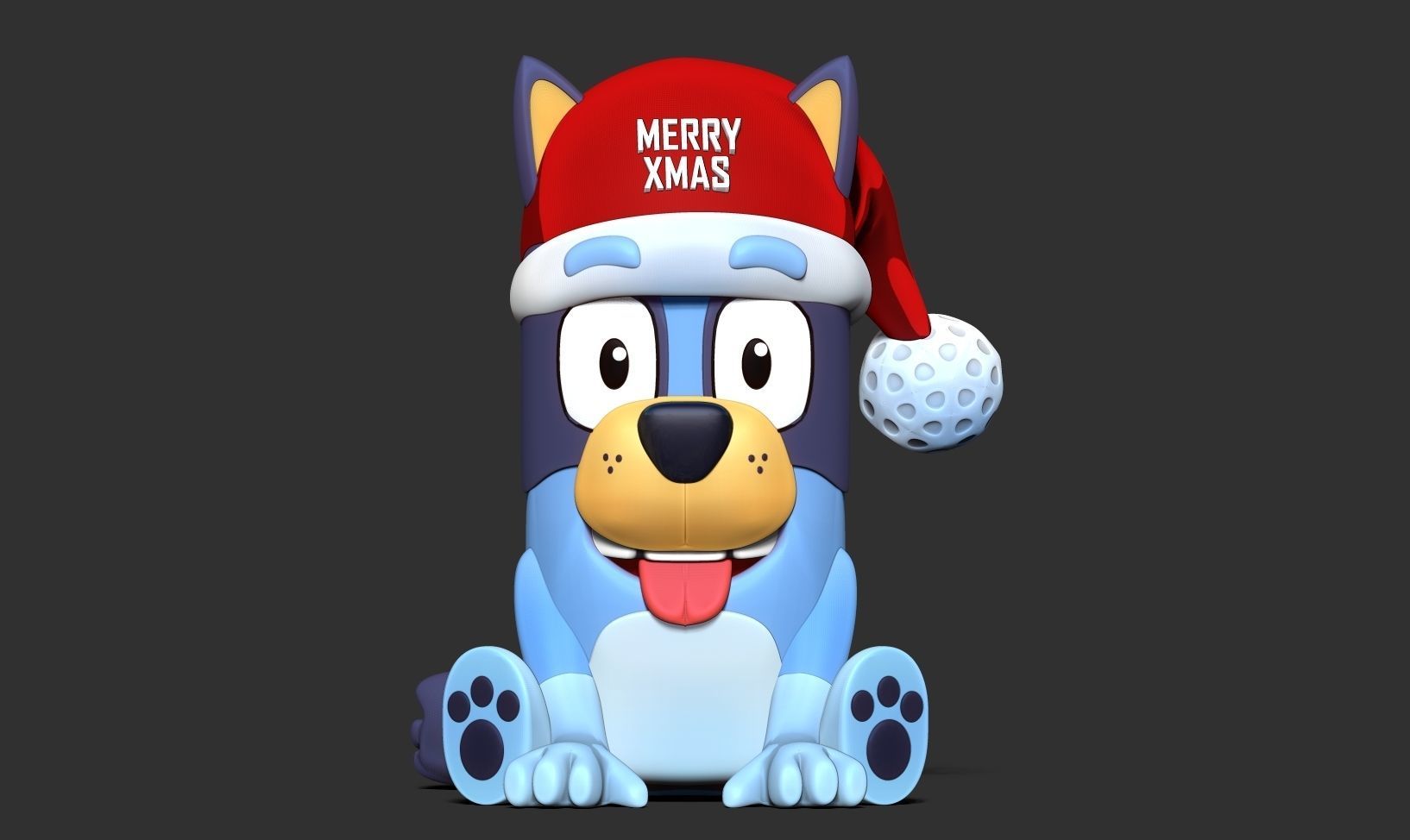 Dog Bluey 3D print model_6