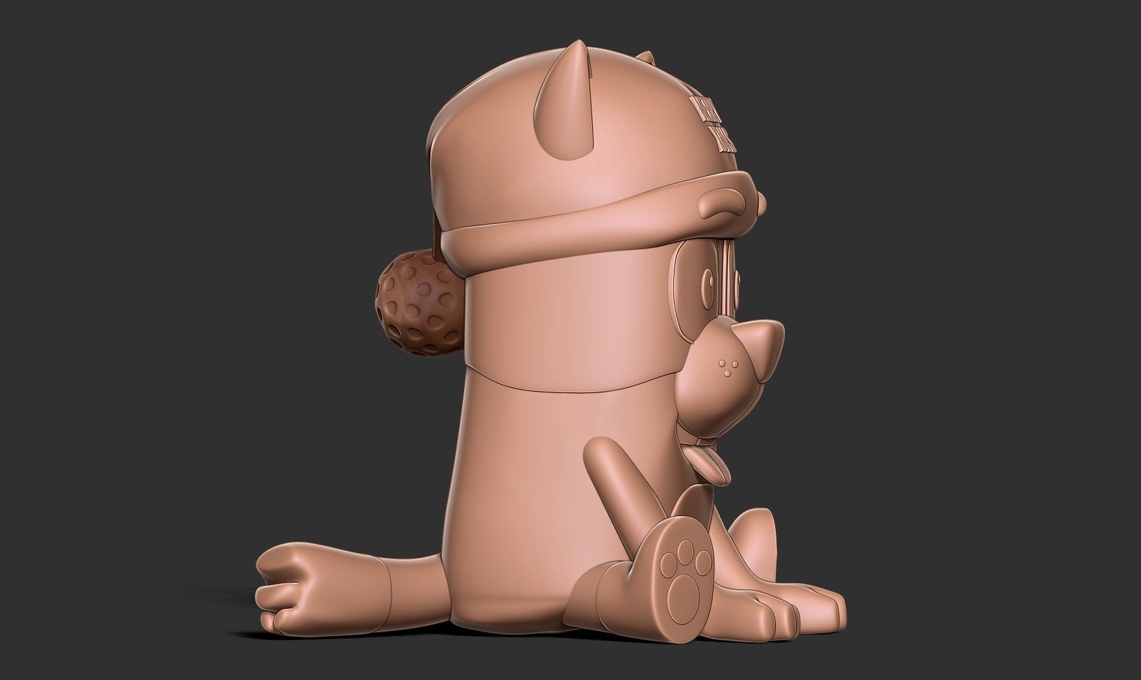 Dog Bluey 3D print model_11