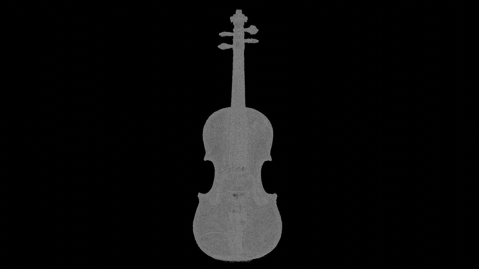  Violin 3D model_1