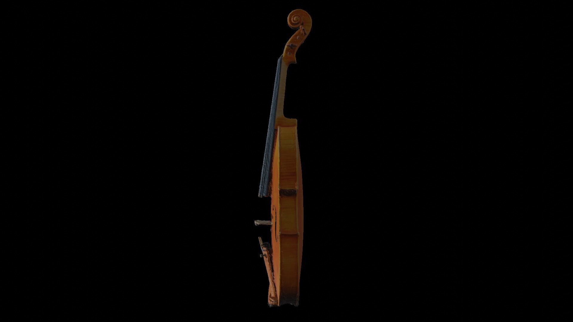  Violin 3D model_5