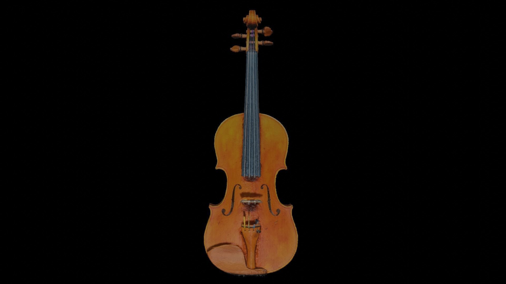  Violin 3D model_3