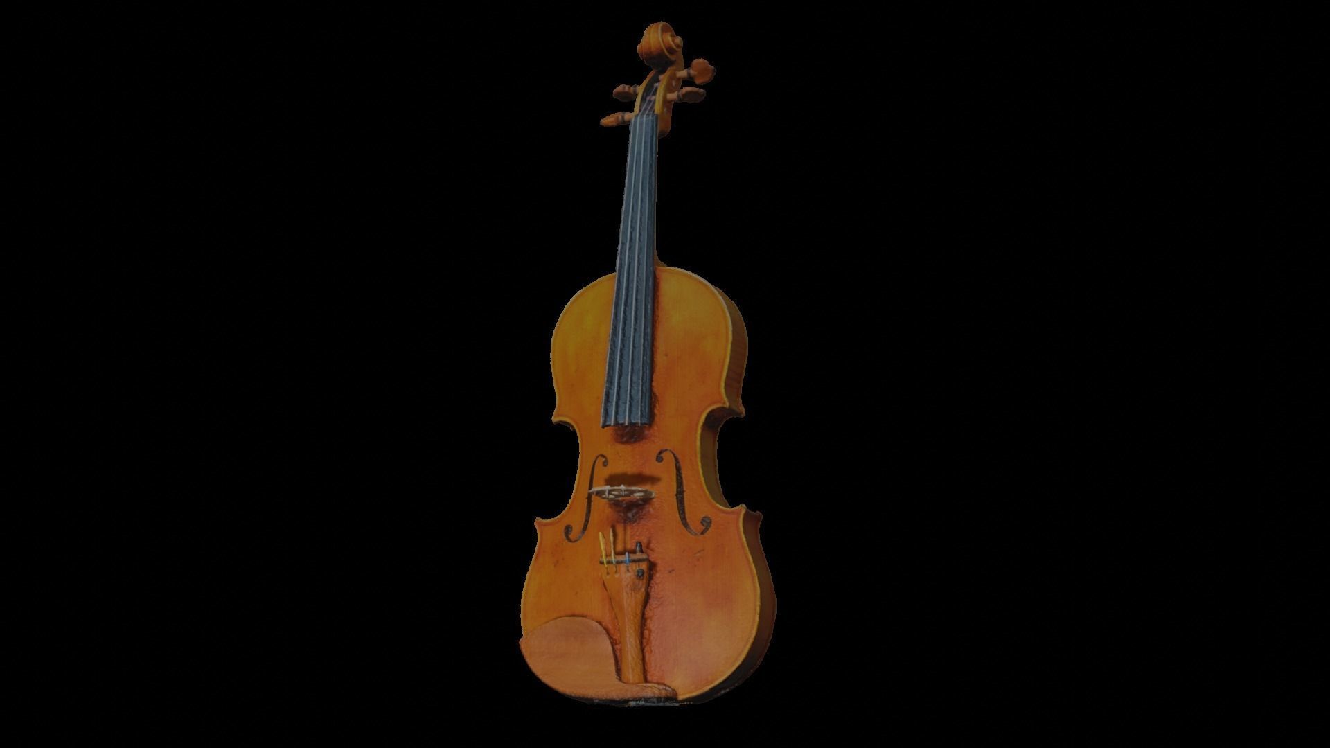  Violin 3D model_4