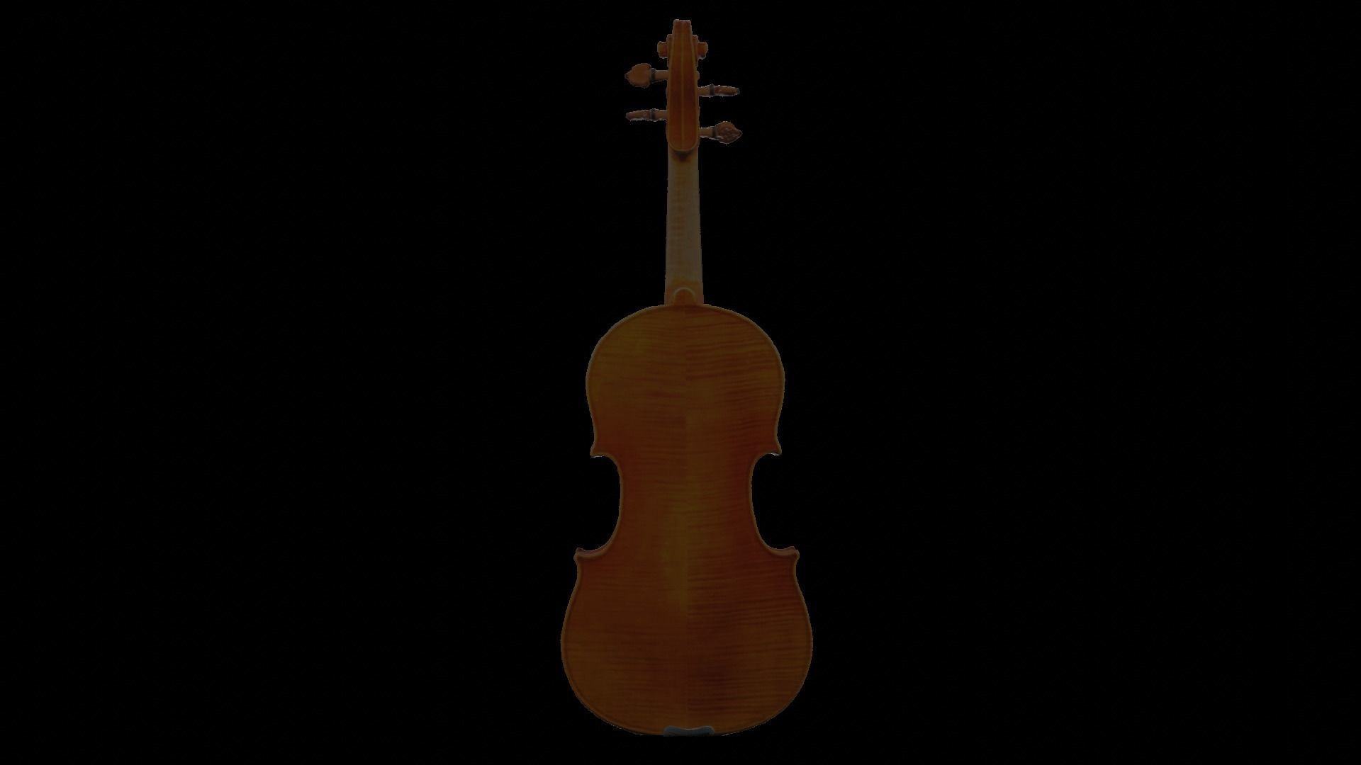  Violin 3D model_2